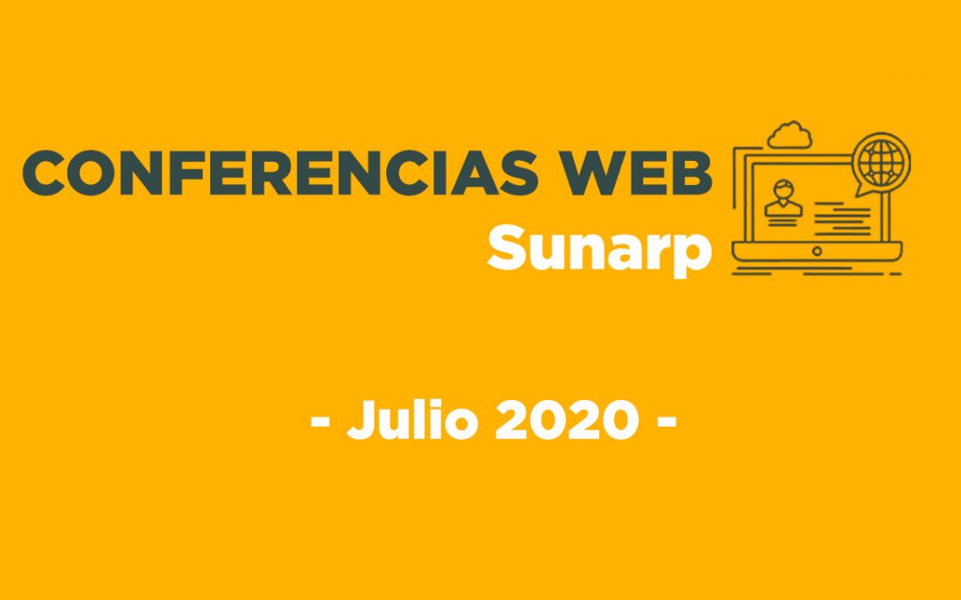 Conferencias Web Sunarp – Julio 2020