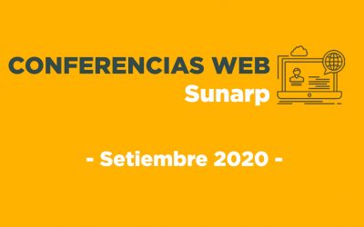 Conferencias Web Sunarp – Setiembre 2020