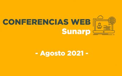 Conferencias Web Sunarp – Agosto 2021