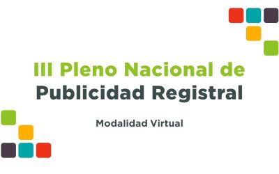 III Pleno Nacional de Publicidad Registral – 2020