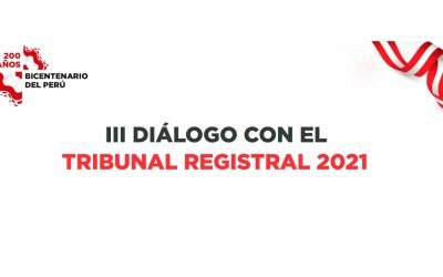 III Diálogo con el Tribunal Registral Centro – 7 de julio 2021