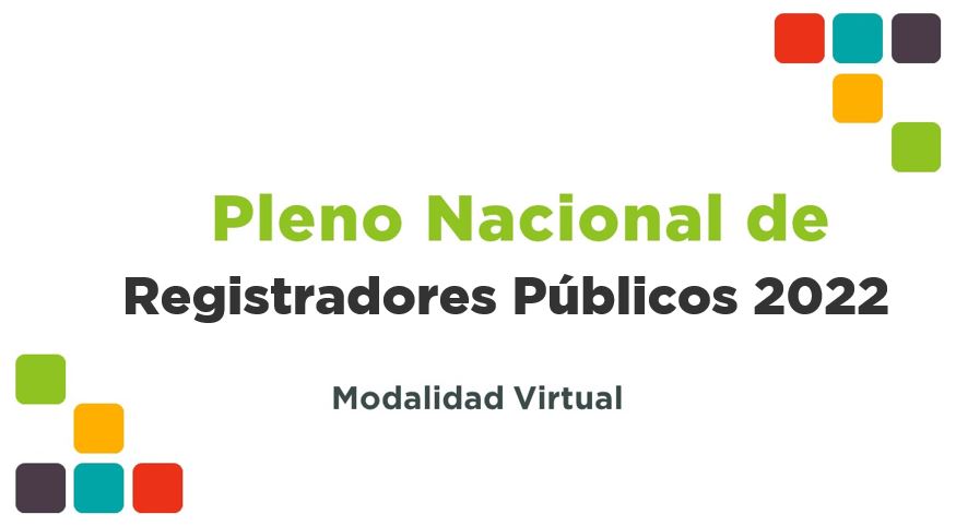 Pleno Nacional de Registradores Públicos 2022