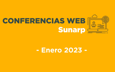 Conferencia Web Sunarp – 19 de Enero 2023