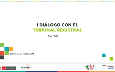 I Diálogo con el Tribunal Registral – Arequipa – 12 de mayo 2023