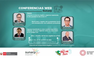 Conferencias Web Sunarp – Agosto 2020