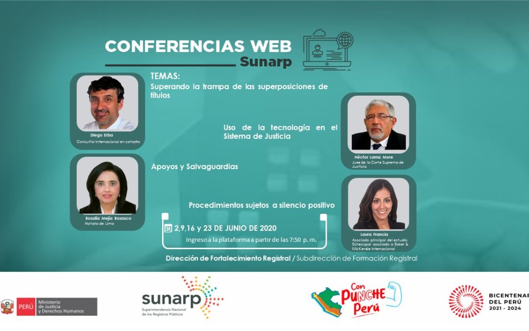 Conferencias Web Sunarp – Junio 2020