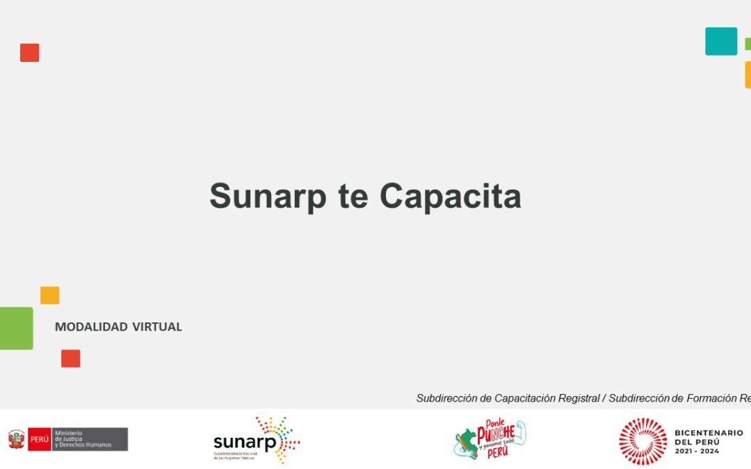Sunarp te capacita – Principales servicios de Publicidad Registral – 13-06-2024