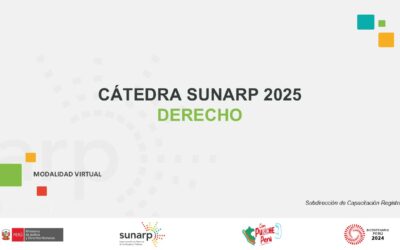 Cátedra Sunarp 2025 – Derecho