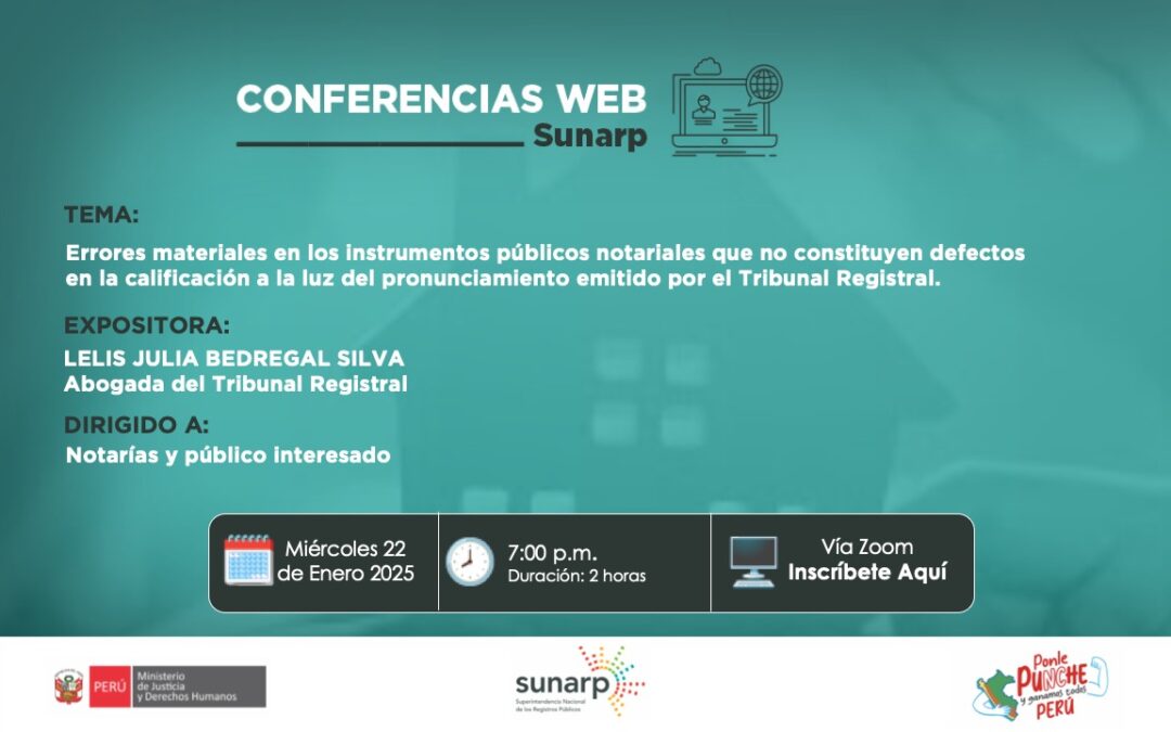 Errores materiales en los instrumentos Públicos Notariales  – Enero 2025