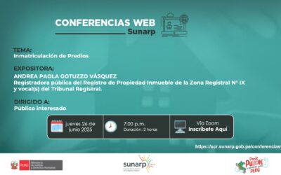 Inmatriculación De Predios – Junio 2025