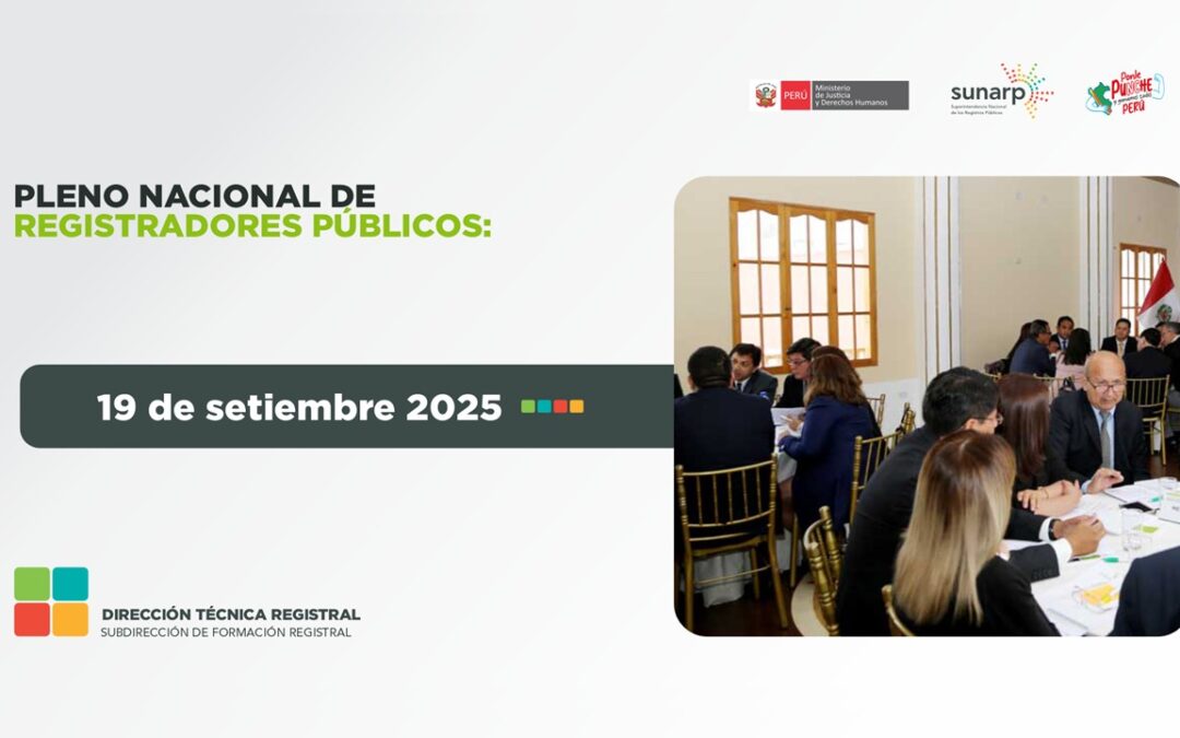 XIII Pleno Nacional de Registradores Públicos – 2025