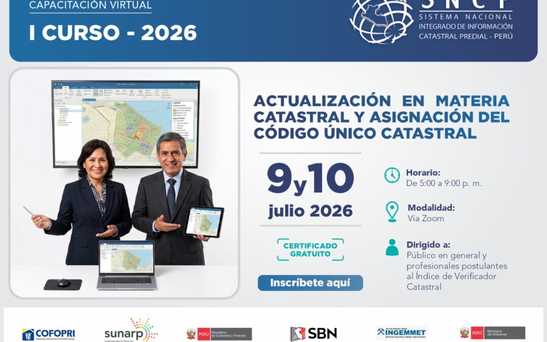 Primer Curso de Actualización en Materia Catastral 2026