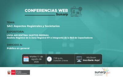SAC – Aspectos Registrales y Societarios – agosto 2026