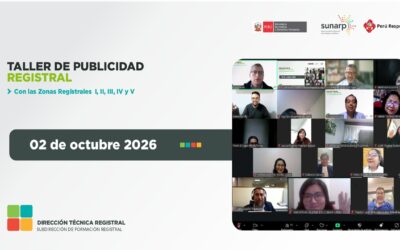 III Taller de Publicidad Registral con las Zonas Registrales I, II, III, IV y V – 2026